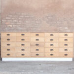 Comptoir ancien bois magasin boutique bar caisse clair tiroir