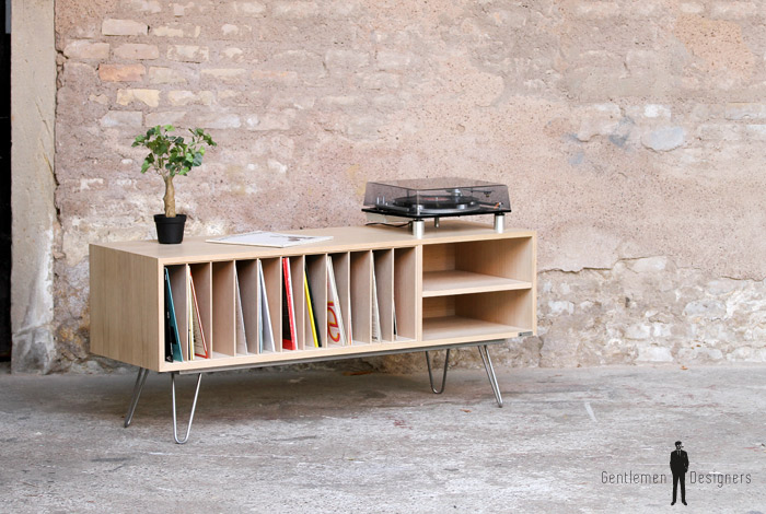 Le meuble de rangement pour VINYLE - Gentlemen Designers