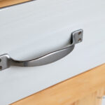 Comptoir ancien bois magasin boutique bar caisse clair tiroir