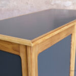 Comptoir ancien bois magasin boutique bar caisse clair tiroir