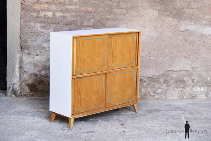 Petit Meuble De Rangement Vintage En Bois Gentlemen Designers