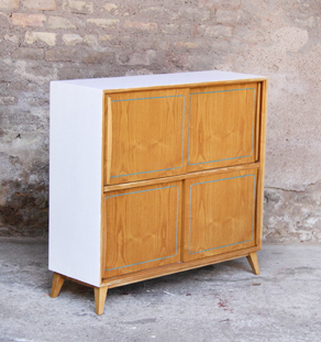 Petit Meuble De Rangement Vintage En Bois Gentlemen Designers