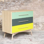 Grande commode vintage sur mesure made in france chene