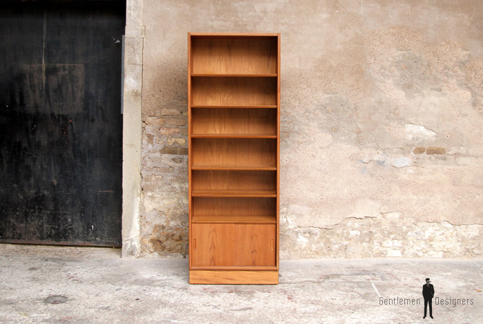 Meuble de rangement, étagères vintage, scandinave en teck
