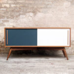 Mobilier vintage teck Gentlemen