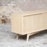 meuble hifi tv bois chêne, made in France, sur-mesure