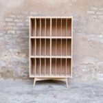 Meuble vinyle vintage sur mesure chine bois made in france