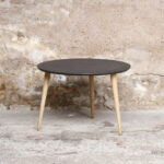 Table basse tripode gris anthracite Valchro