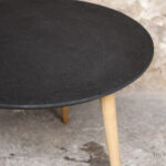 Table basse tripode gris anthracite Valchro