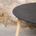 Table basse tripode gris anthracite Valchro