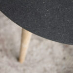 Table basse tripode gris anthracite Valchro
