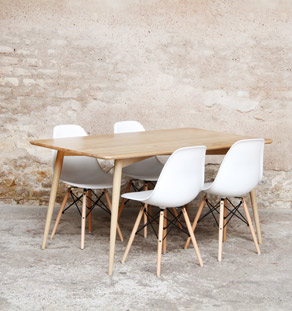 table repas bois massif