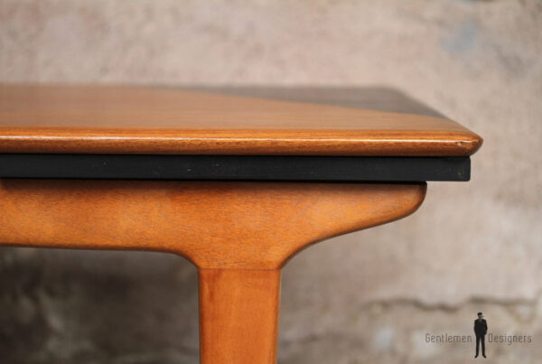 Table vintage scandinave teck graphique rallonge