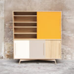 Buffet vaisselier chine clair sur mesure made in france