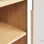 Buffet vaisselier chine clair sur mesure made in france