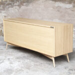meuble vaisselier bois clair chine portes coulissantes sur mesure
