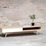 Table basse caisson style vintage sur mesure made france