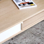 Table basse caisson style vintage sur mesure made france