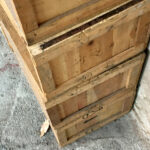 Caisses anciennes en bois massif, transport, vin, fruit…petit modele