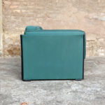 Canapé 2 places en tissu, bleu/vert gentlemen designers
