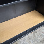 Armoire style indus, meuble métal, année 50, 2 portes