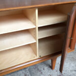 Enfilade buffet scandinave vintage en teck signé, Woodtly