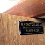 Enfilade buffet scandinave vintage en teck signé, Woodtly
