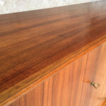 Enfilade buffet scandinave vintage en teck signé, Woodtly bois massif