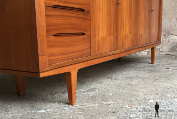 Enfilade buffet scandinave vintage en teck signé, Woodtly