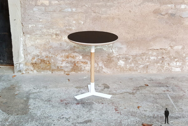 Table bistrot ronde sur mesure fabriquée en France