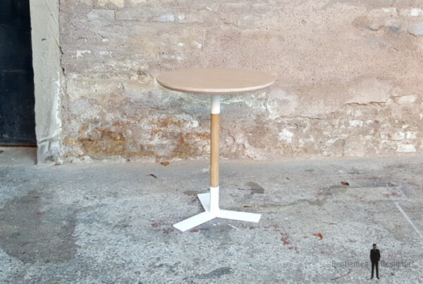 Table bistrot ronde sur mesure fabriquée en France