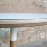 Table bistrot ronde sur mesure fabriquée en France