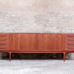 Enfilade vintage danoise teck, scandinave, J.Andersen, mobelfabrik