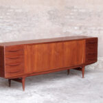 Enfilade vintage danoise teck, scandinave, J.Andersen, mobelfabrik