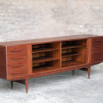 Enfilade vintage danoise teck, scandinave, J.Andersen, mobelfabrik