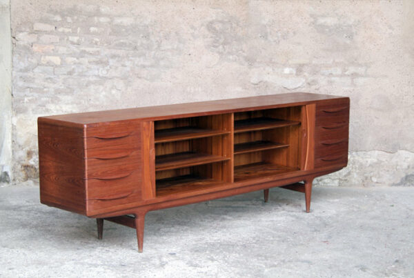 Enfilade vintage danoise teck, scandinave, J.Andersen, mobelfabrik