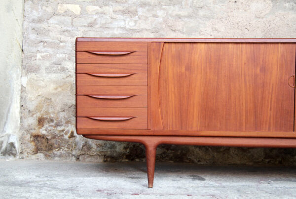 Enfilade vintage danoise teck, scandinave, J.Andersen, mobelfabrik