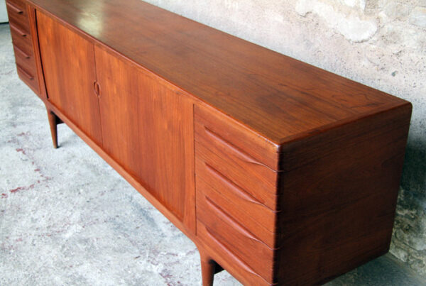 Enfilade vintage danoise teck, scandinave, J.Andersen, mobelfabrik