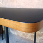 Rare bureau vintage teck, tubulaire, années 60,Georges Frydman gentlemen designers acier tiroirs