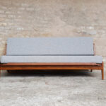 Canapé daybed vintage scandinave en teck. A.W.Iversen, Kvadrat gentlemen designers
