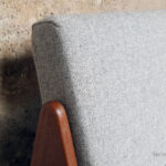 Canapé daybed vintage scandinave en teck. A.W.Iversen, Kvadrat gentlemen designers