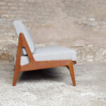 Canapé daybed vintage scandinave en teck. A.W.Iversen, Kvadrat gentlemen designers