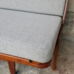 Canapé daybed vintage scandinave en teck. A.W.Iversen, Kvadrat gentlemen designers