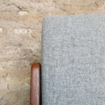 Canapé daybed vintage scandinave en teck. A.W.Iversen, Kvadrat gentlemen designers