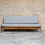 Canapé daybed vintage scandinave en teck. A.W.Iversen, Kvadrat gentlemen designers