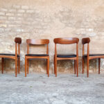 6 chaises vintage scandinave teck Johannes Andersen