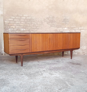 Enfilade buffet vintage, scandinave, teck J.Andersen,mobelfabrik