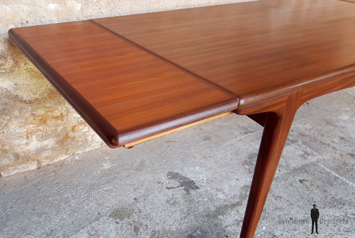 Table à rallonges scandinave en teck, Andersen, Danemark gentlemen designers extensible bon état