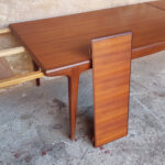 Table à rallonges scandinave en teck, Andersen, Danemark gentlemen designers extensible bon état