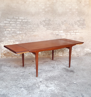 Table à rallonges scandinave en teck, Andersen, Danemark gentlemen designers